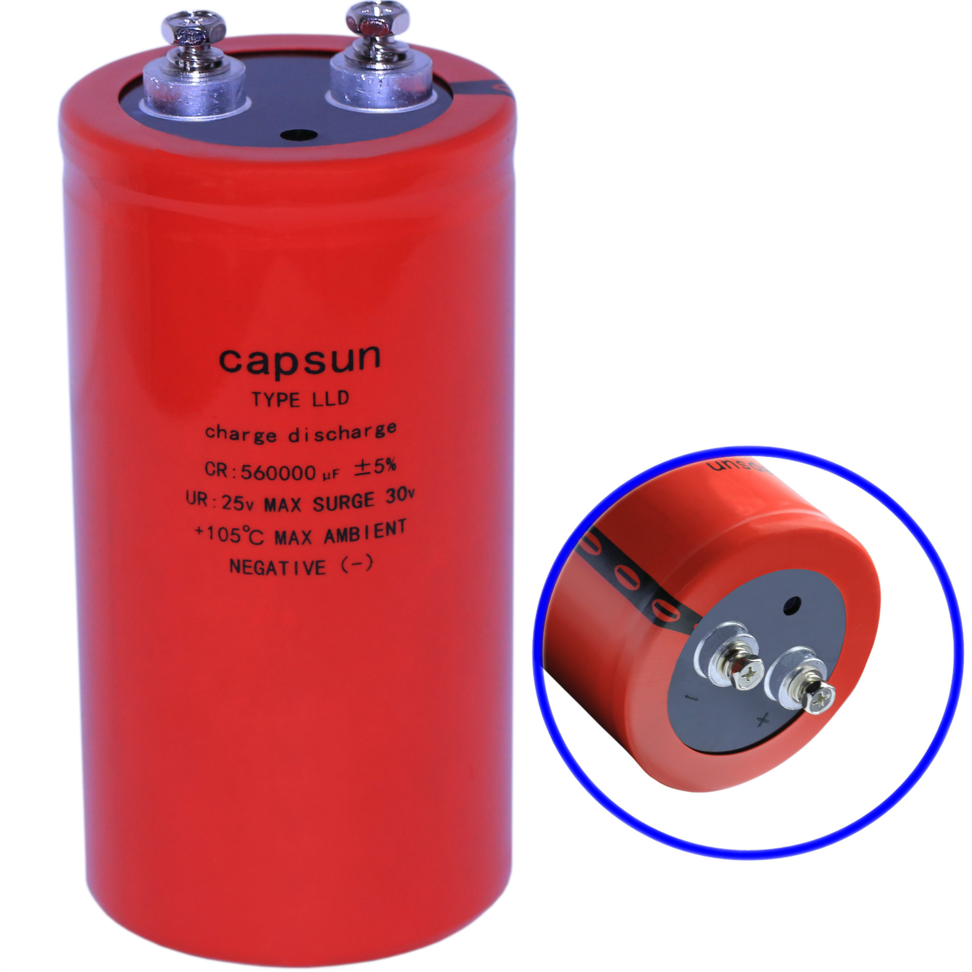 原厂电容大容量电解电容25v560000uf高速碰焊机专用铝电解电容器