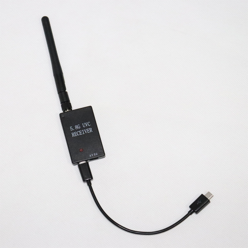 fpv航拍5.8g图传手机接收机 otg手机电脑当显示器uvc视频采集卡