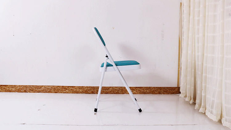 靠背金属折叠椅 简易电脑椅 会议椅 休闲时尚办公椅子折椅美发椅