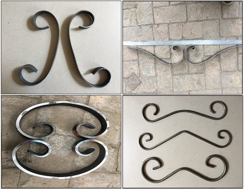 【厂家直供】铁艺花 扁铁花 铁艺护栏楼梯花 五金装饰花