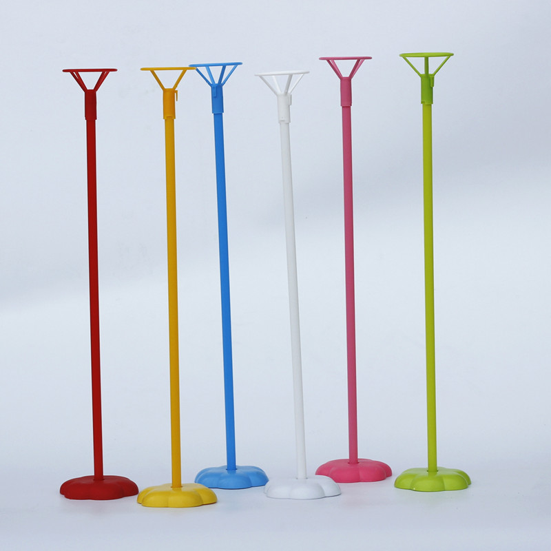 Aluminum Film Balloon Stick Plum Base Table Floating Support Color Customization