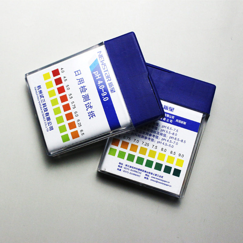 newstar 新星 ph试纸/酸碱度测试/ 4.0-9.0 100片/盒 可加工定制