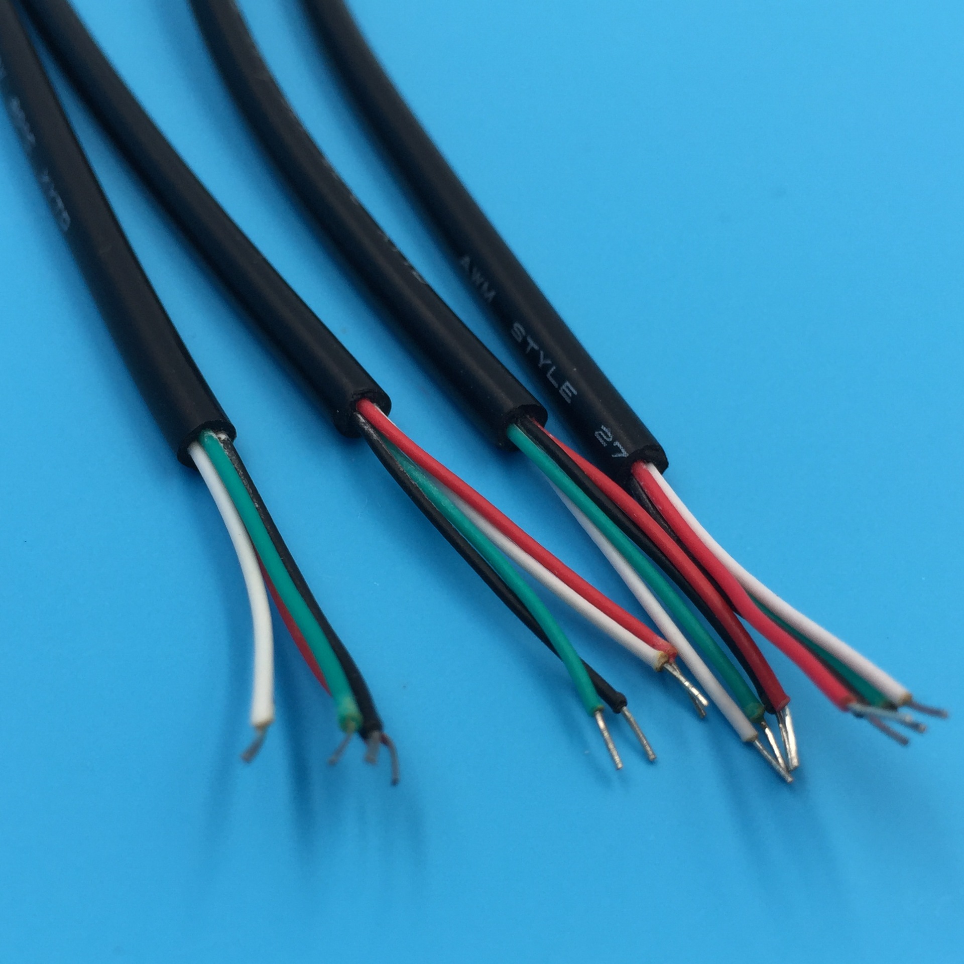 0公头线usb公单头线数据线纯铜30cm长usb-a0.3m