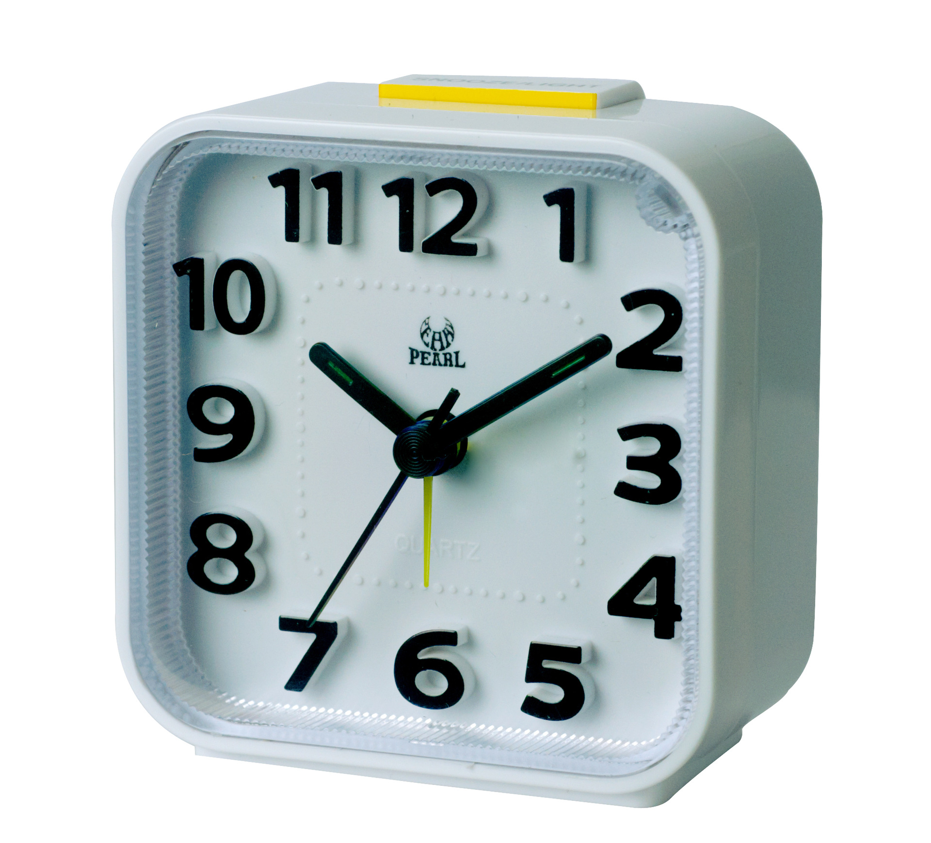 正方形闹钟 创意时尚立体静音闹钟 床头台钟 pearl明珠星闹钟