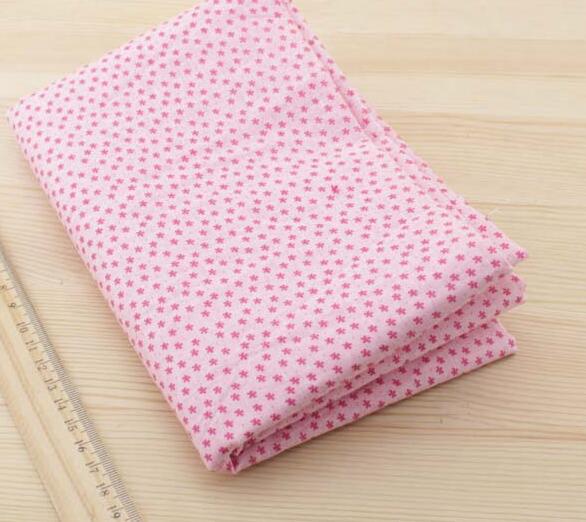 diy手工拼布面料 粉色系平纹棉布全棉布料纯棉印花布小碎花布料