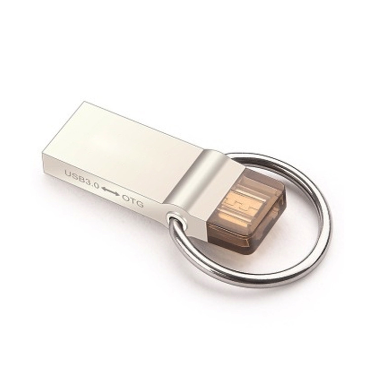 金属u盘定制 个性迷你创意u盘 金属长条手机电脑两用u盘32g