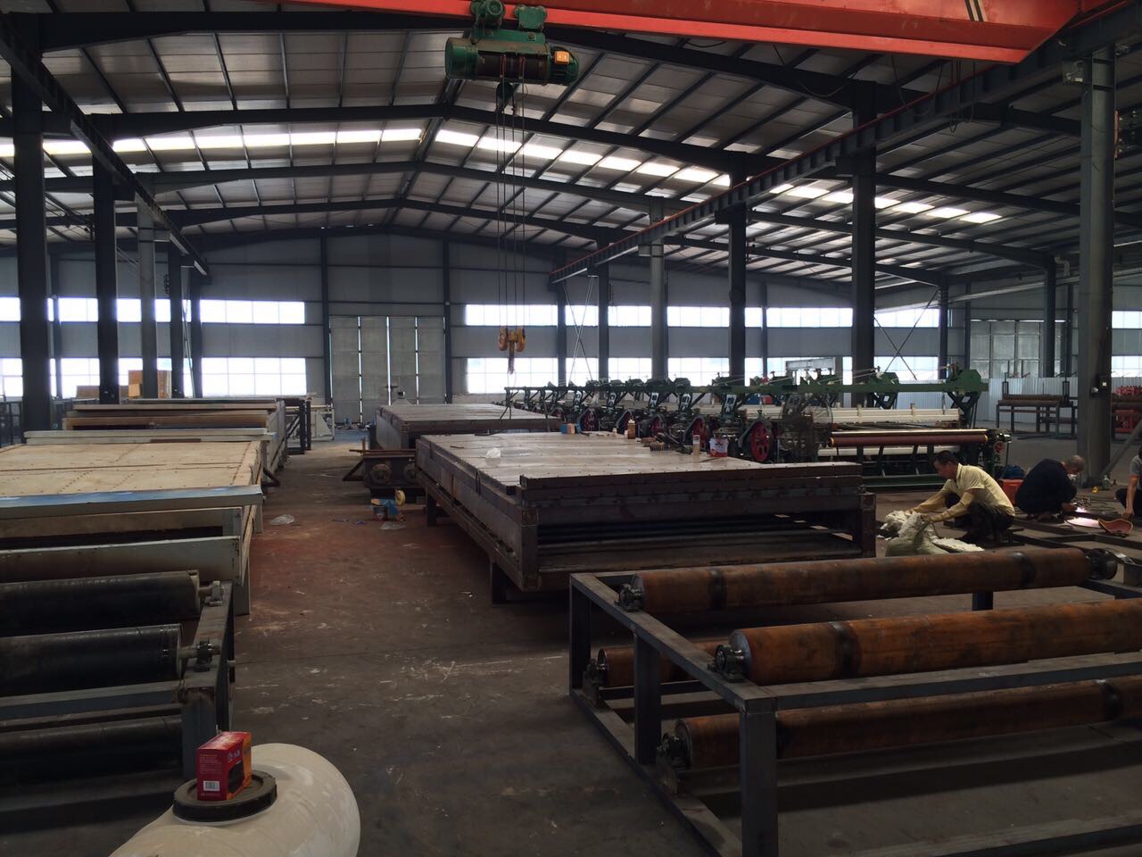 2-14mm重型液压钢筋轧花网编织机一套