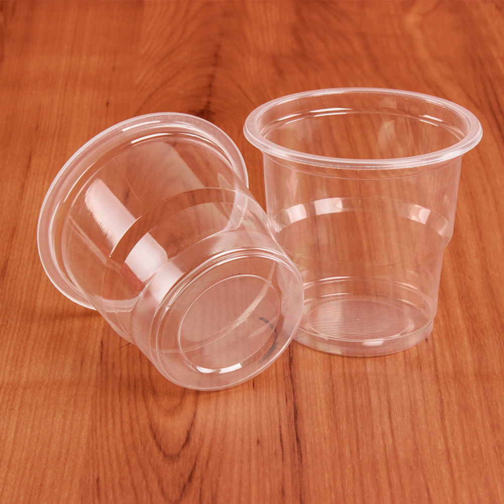 一次性杯子航空杯太空杯饮水杯透明pp塑料生产定制logo