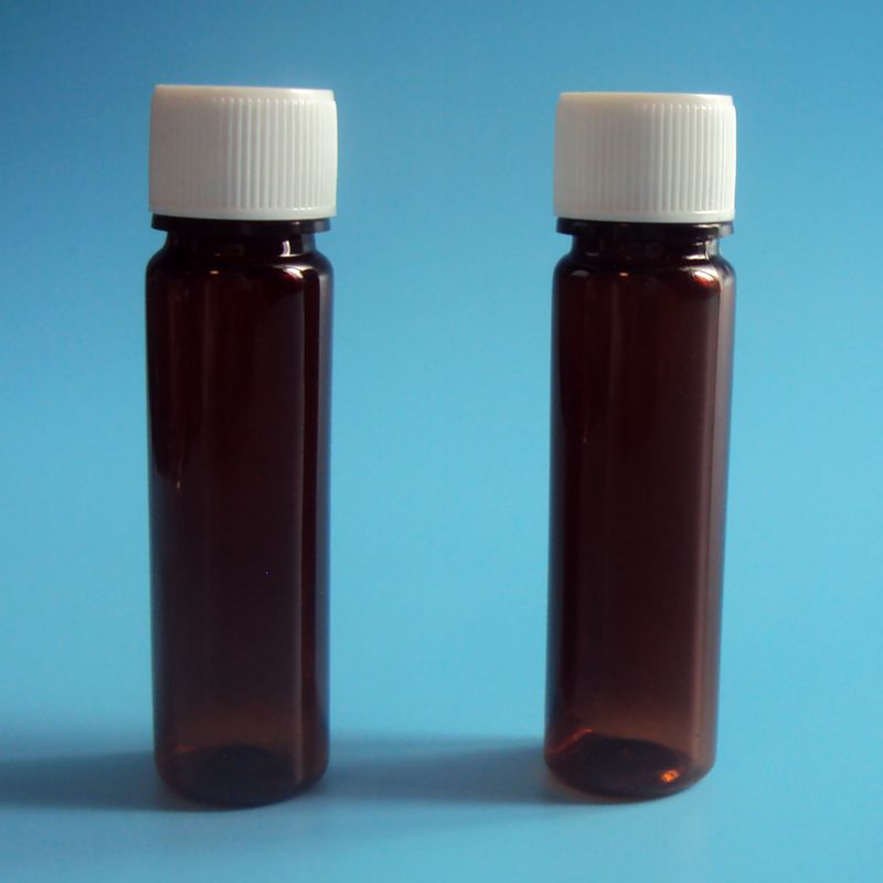 厂家直销10ml高档加厚茶色口服液瓶 口服液pet塑料瓶子