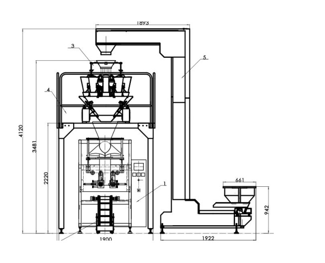 多头组合秤高速包装机 膨化食品包装机 大型颗粒包装机源头厂家