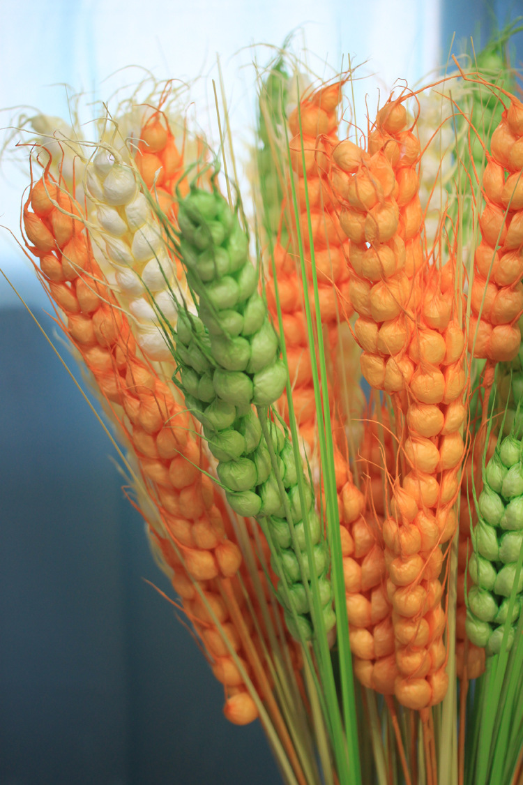 仿真麦子麦穗 绢花干花花艺客厅毕业开业花束落地摆放花小麦穗