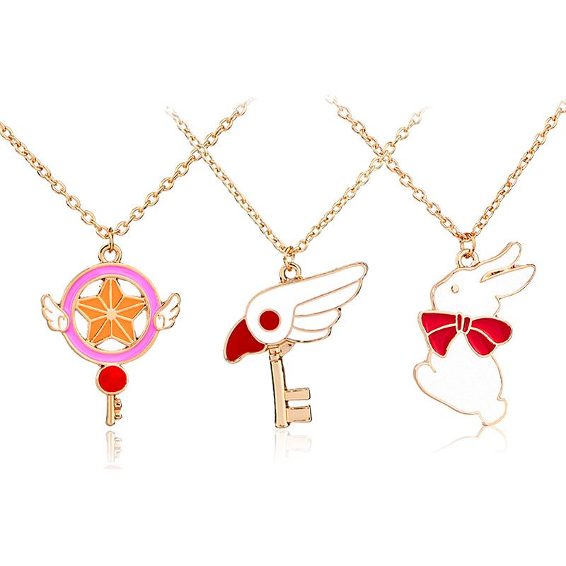 厂家直销日本动漫火影忍者木叶村标志合金吊坠项链短款皮绳锁骨链