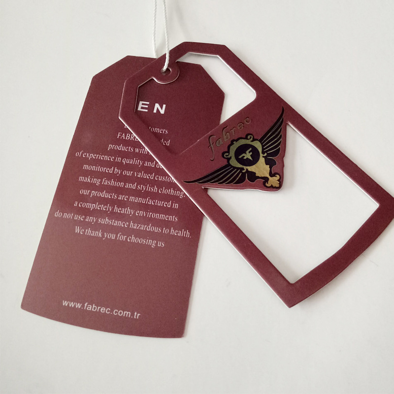 厂家直销吊牌定做 服装男女装高档箱包吊牌厂家定做异形吊卡