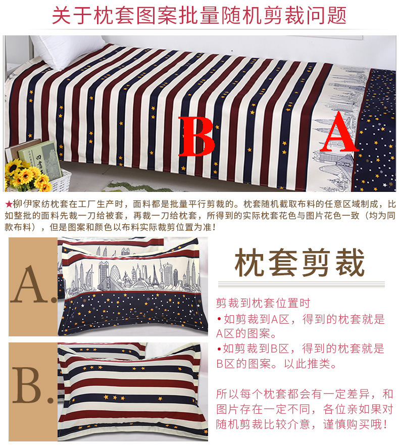 学生枕套一只装 单人枕用枕头套男单件儿童小号一个40x60宿舍单个