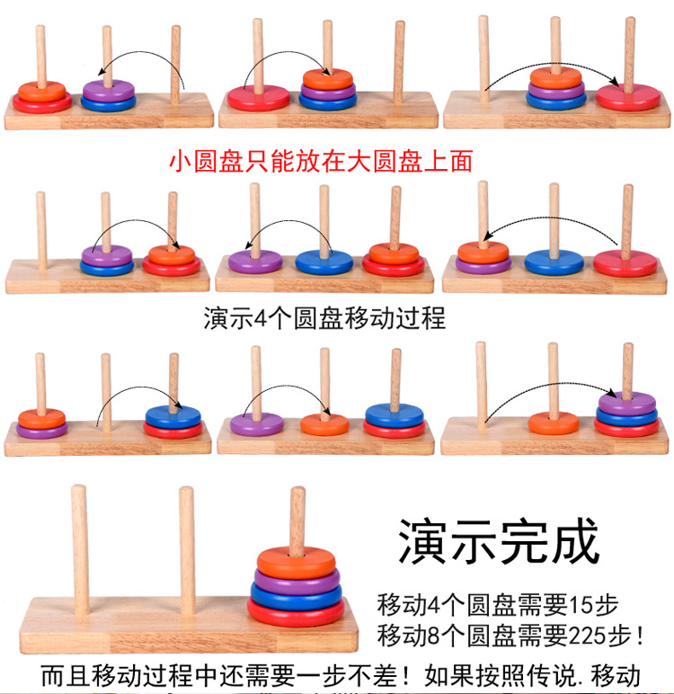 汉诺塔的游戏规则图片