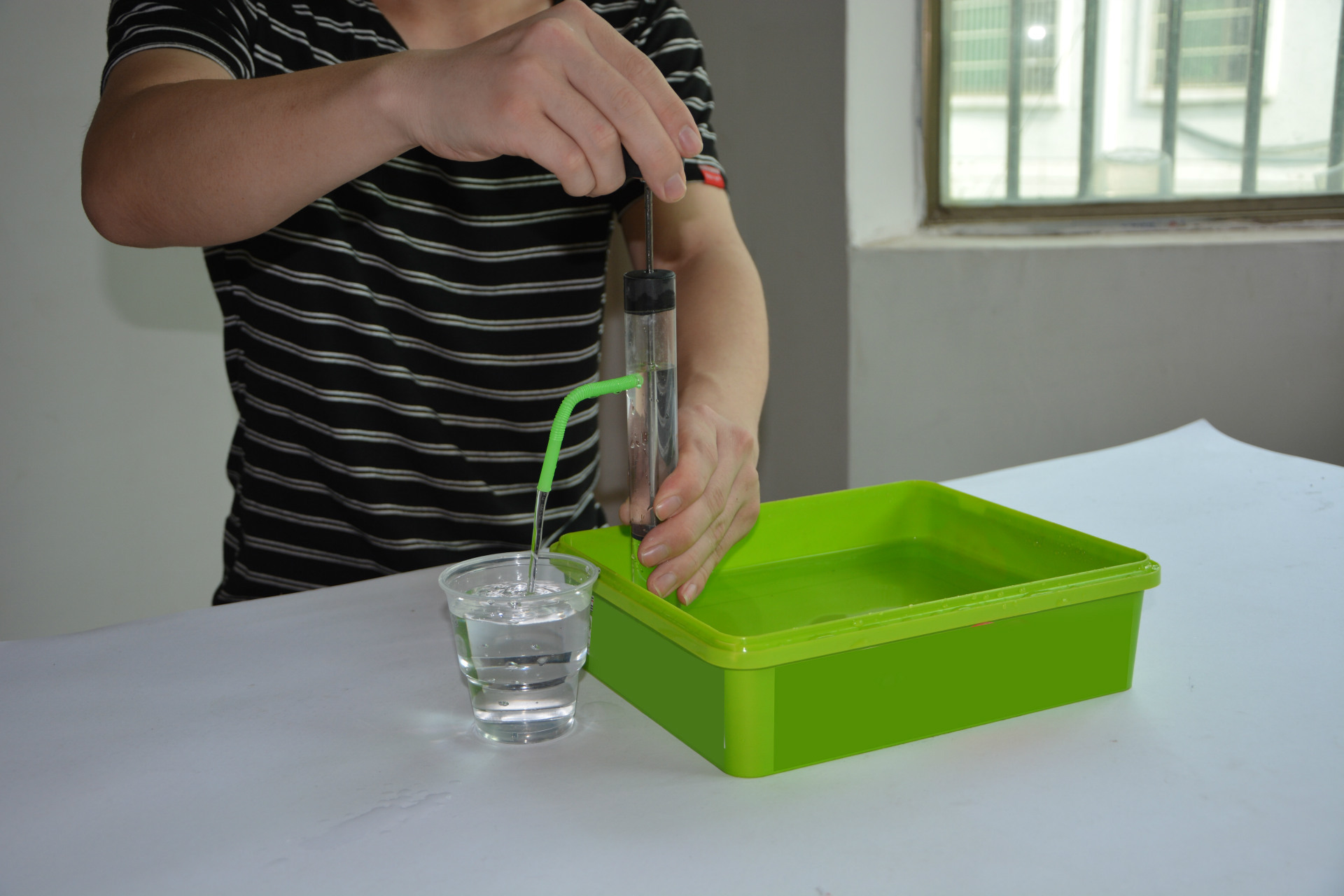 科技小发明材料小学生diy玩具幼儿园科学小制作实验抽水压井