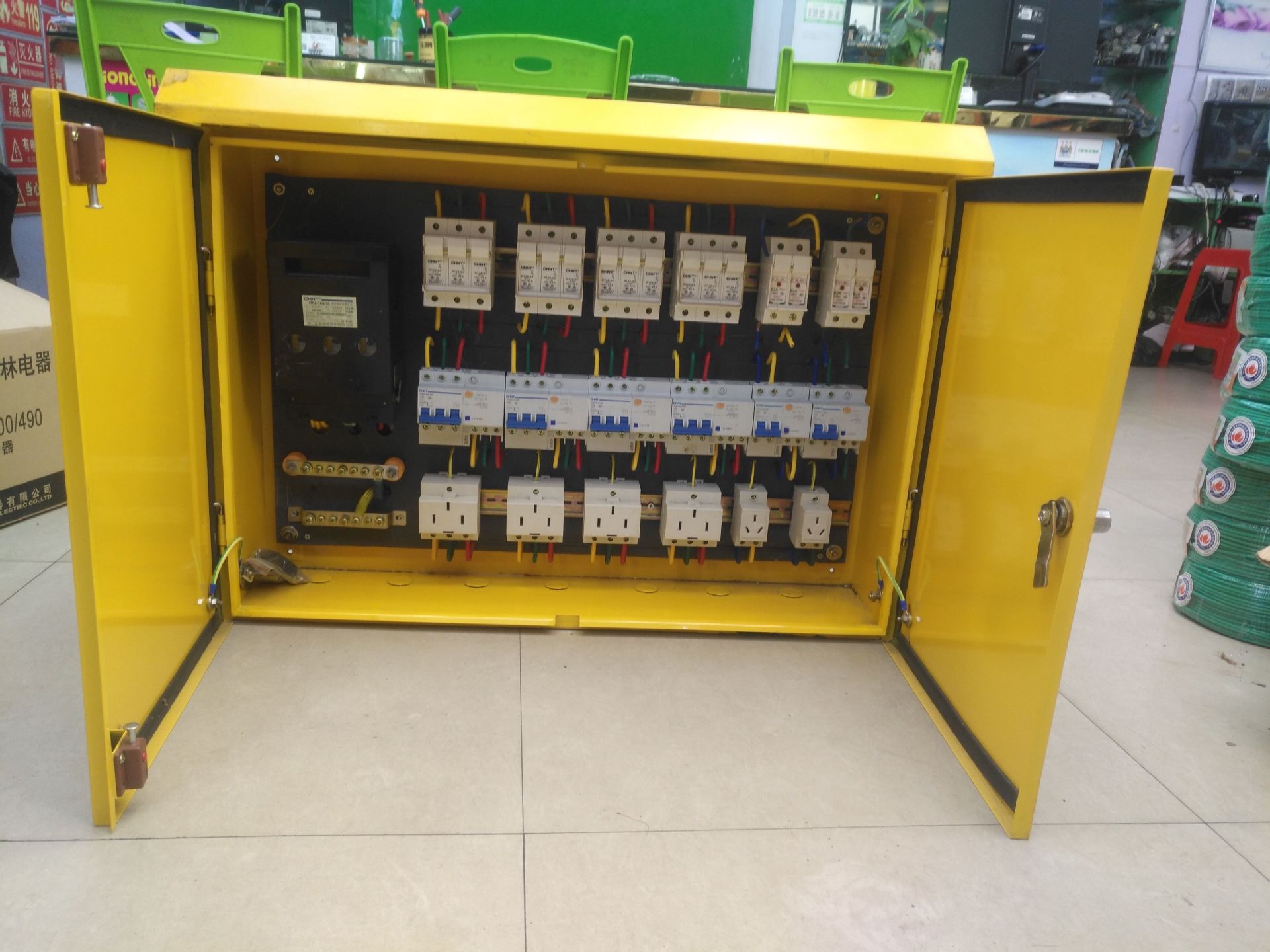 建筑工地临时配电箱 ggd配电柜 三级配电箱防水防爆可定制