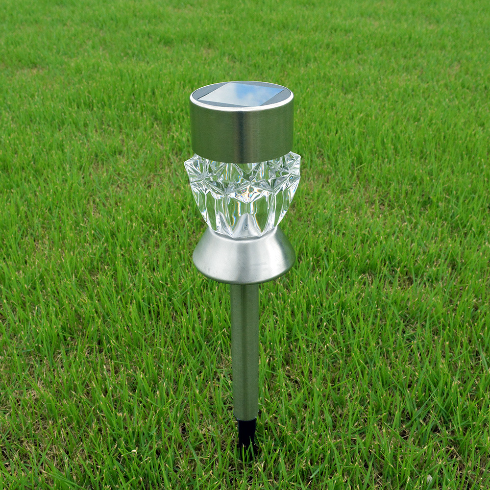 新款不锈钢太阳能草坪灯钻石灯南瓜灯菠萝灯太阳能庭院装饰地插灯