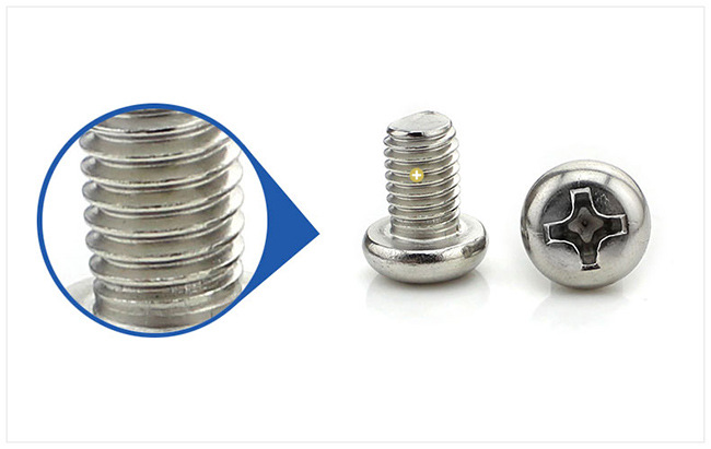 厂家直销 十字槽盘头机螺钉 gb818不锈钢304螺栓 十字半圆头螺丝