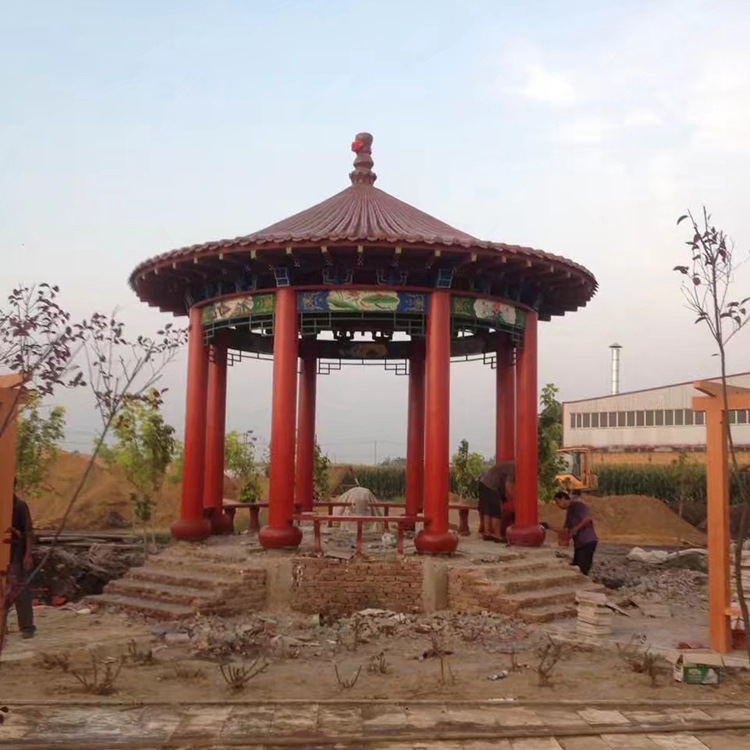 厂家直销 圆型凉亭 异型凉亭 木质凉亭 水泥凉亭 可定制