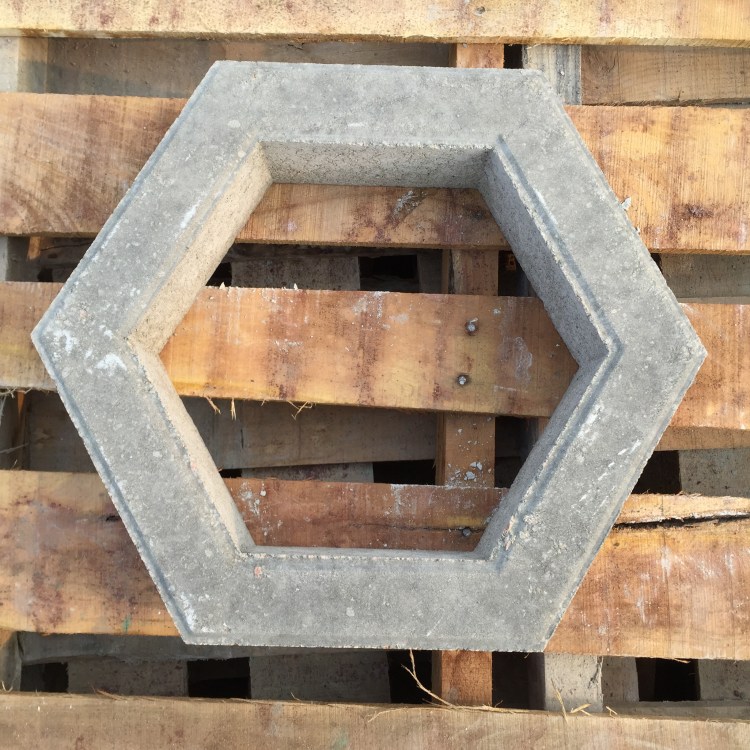 机制空心六角护坡砖 水泥六棱砖 六边形 植草砖 混凝土预制件