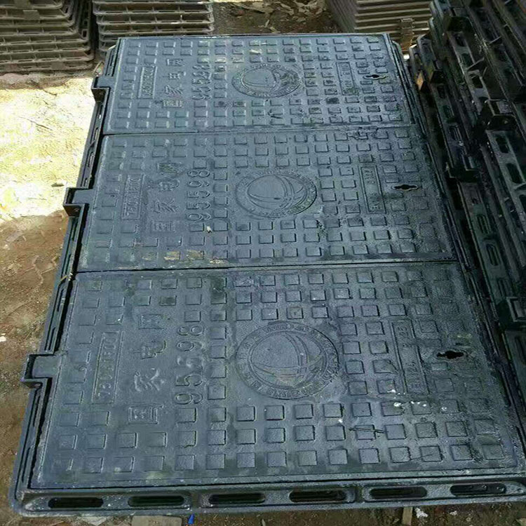 球墨铸铁井盖750*1500三盖电力井国家电网标志井盖泉州厂家直销