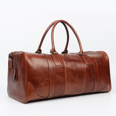 工厂直销定制旅行包头层牛皮旅行袋箱包皮具公文包商务男包批