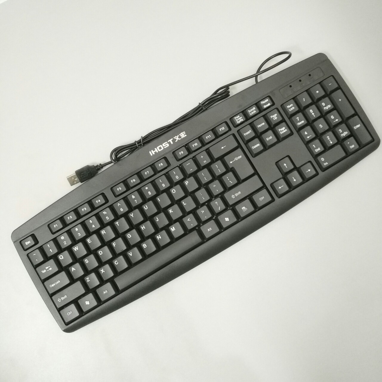 义宏k10电脑有线键盘台式机笔记本办公家用通用装机便宜键盘