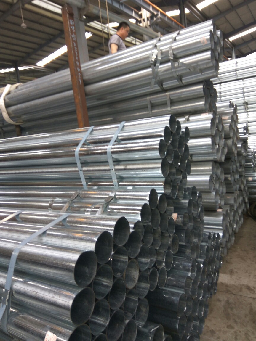 5*6000 镀锌板管 3寸圆管 输水输气消防