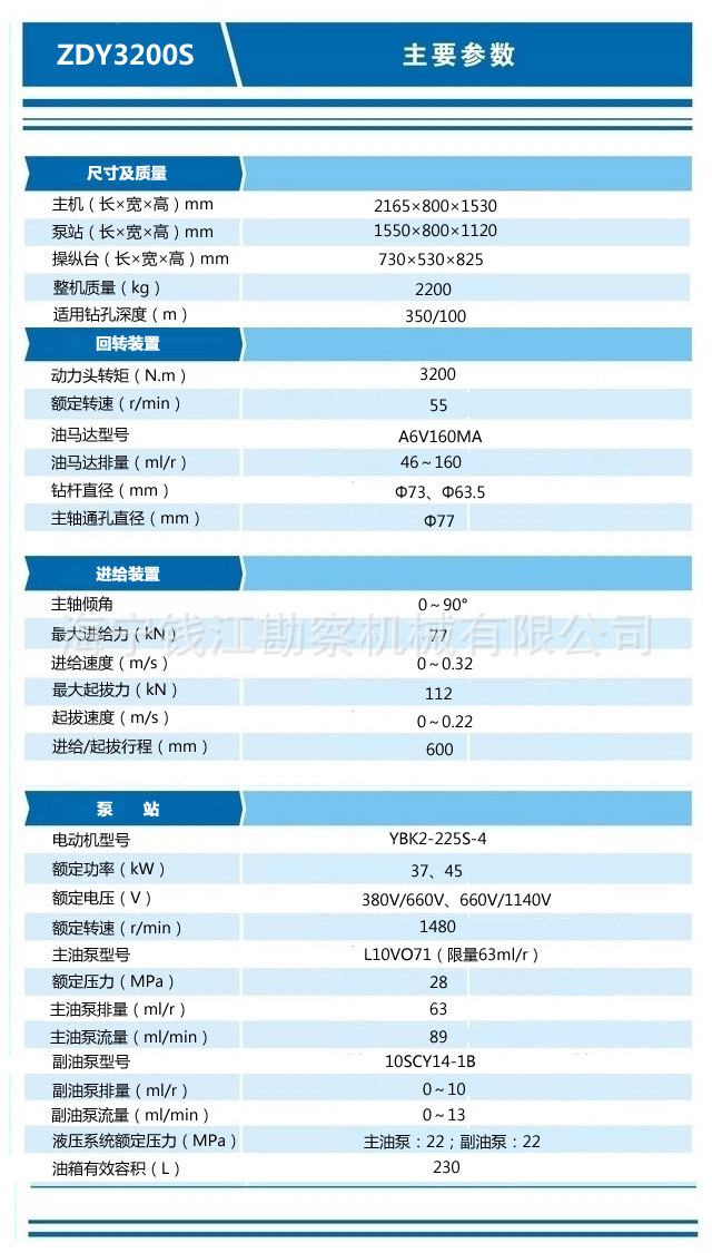 钱江勘察zdy3200s探放水液压钻机,2017年最火的钻机,机王!
