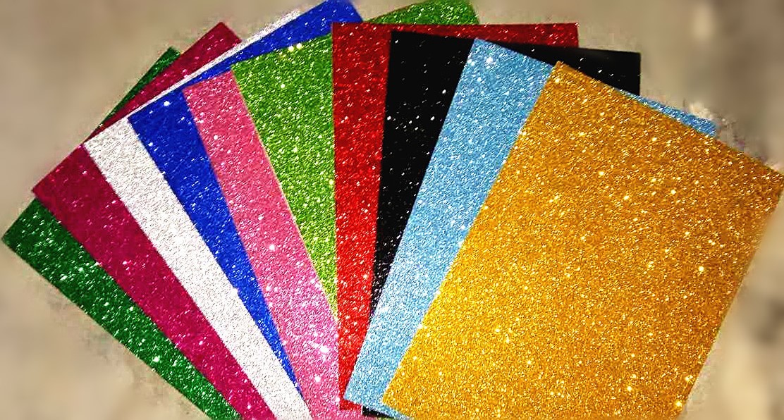 工厂直销文具丝印eva印刷圣诞年画洒金金葱粉金粉闪光粉亮片布料