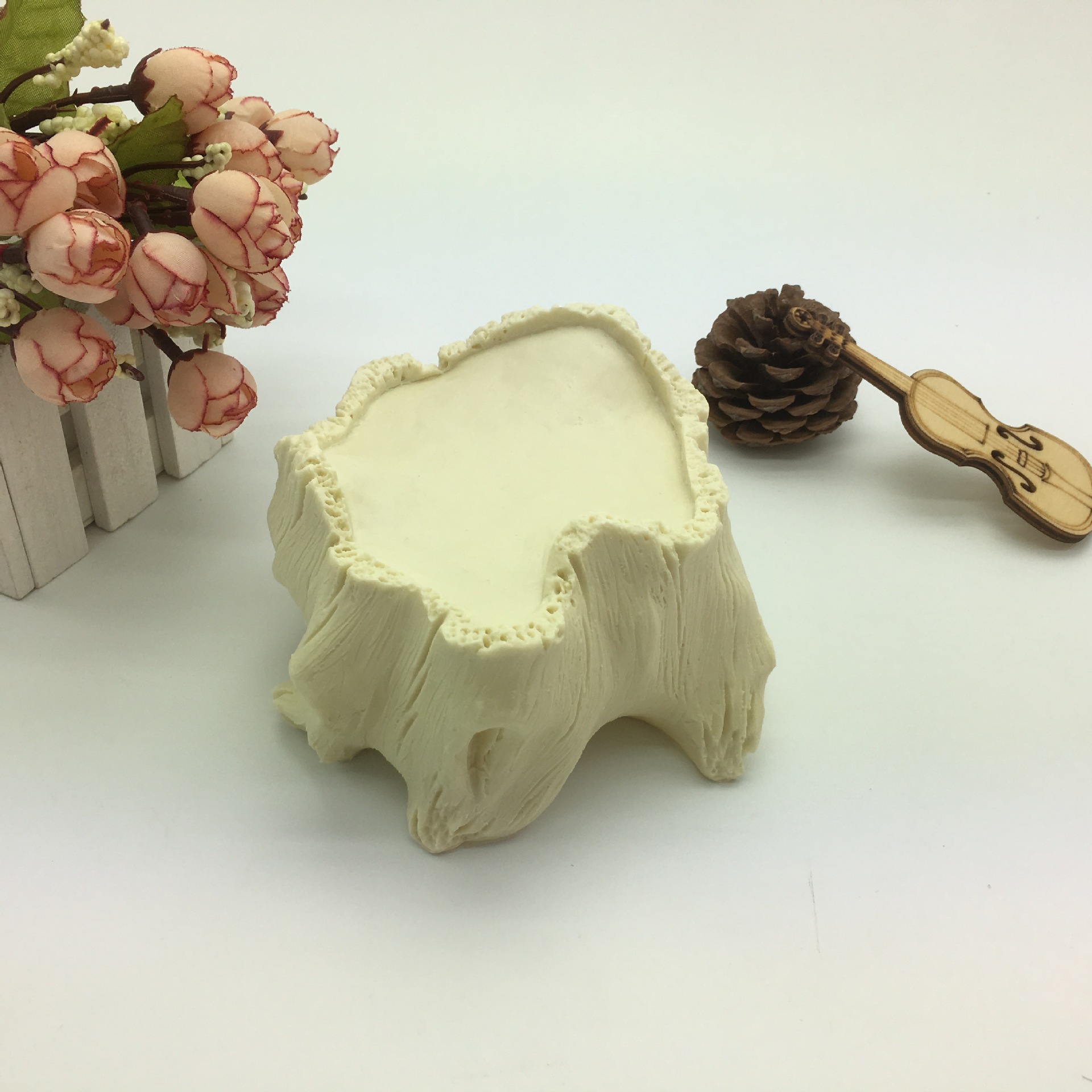 厂家批发植物树桩手工皂模具翻糖模具红油牛油火锅底料硅胶模具