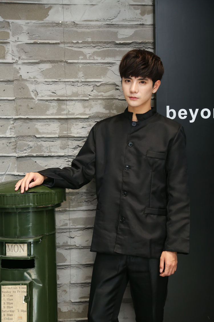 民国学生装中山装五四青年男装演出青年服装主持人服装厂家批发