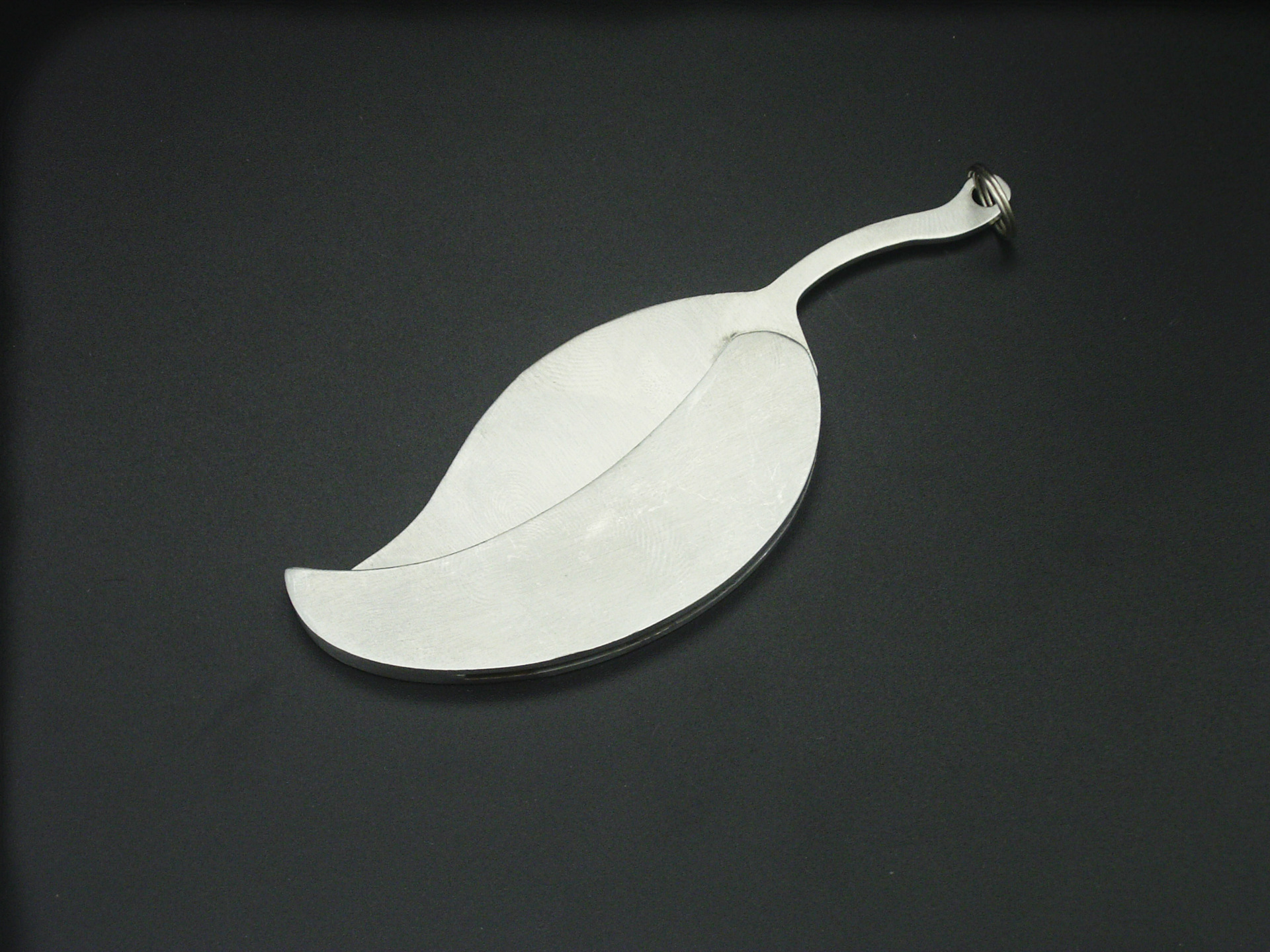 户外不锈钢叶子刀随身工具树叶刀个性时尚刀家用迷你水果刀折叠刀