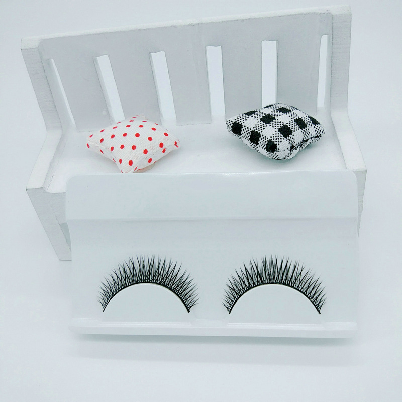 Huiyuan False Eyelashes A110 Upgraded F5 Encryption Short Cross Natural Realistic Life Makeup 15 Pairs/Box