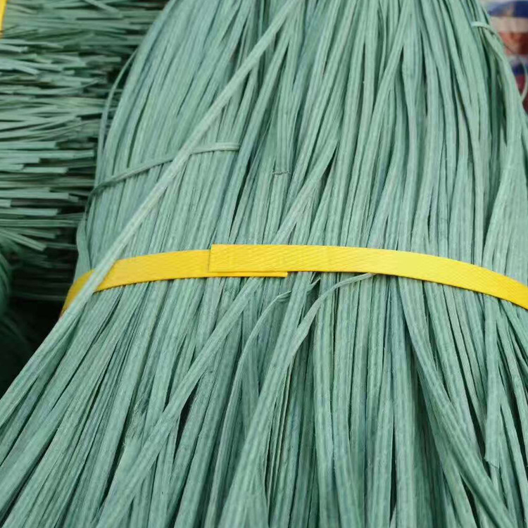 批量生产优质工地专用扎篾塑料扎蔑绿色黑色万德包装胶蔑扎蔑绳