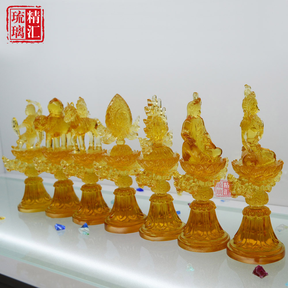 佛教用品批发厂家 琉璃佛教七珍宝 七政宝 轮王七宝 密宗佛具