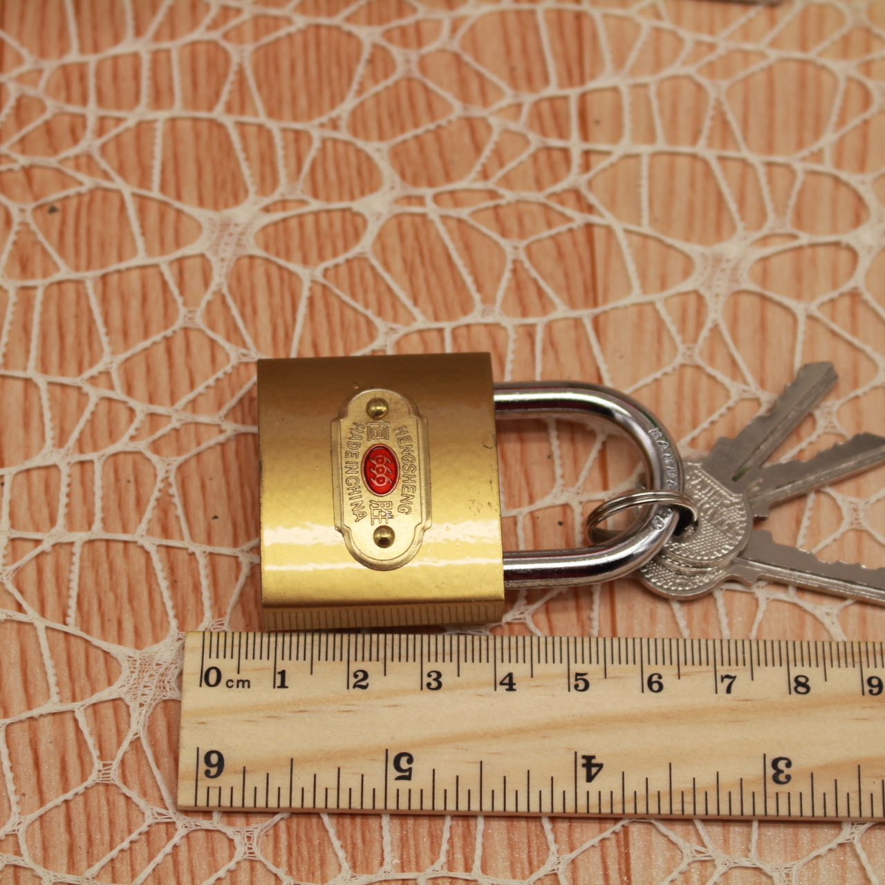 仿铜一字直开锁_批发38mm仿铜一字直开锁学生宿舍锁工具箱锁金色锁