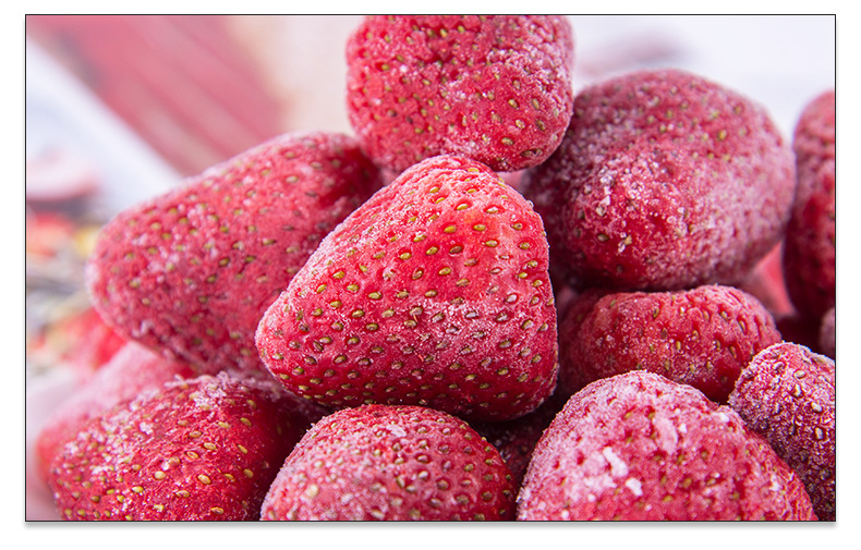 大货现货冷冻草莓 速冻草莓 速冻水果 美13/甜查理来料代工