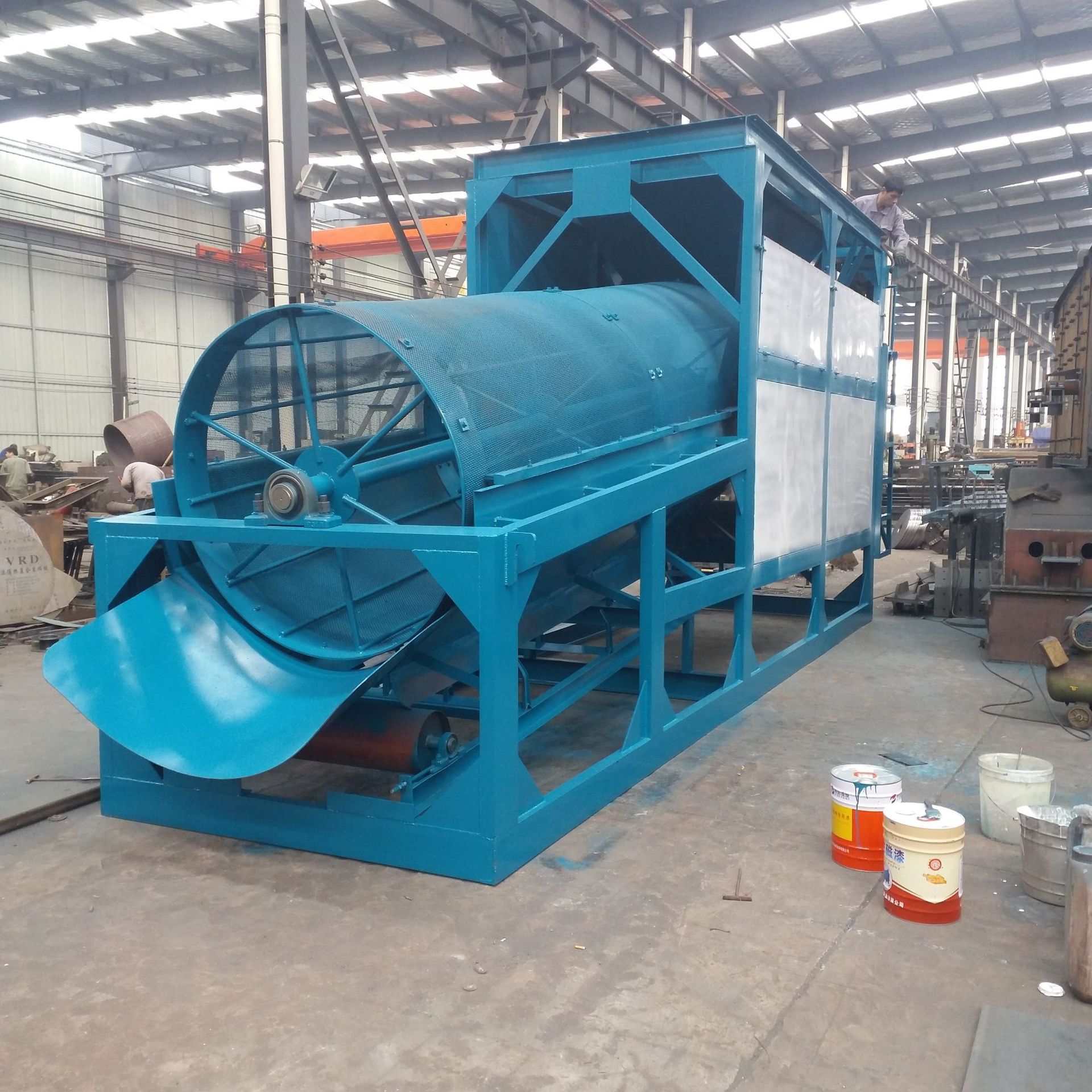 供应30筛沙机石料砂石筛选机滚筒立式筛砂机电动筛砂机