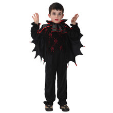 COS万圣节儿童化妆舞会装扮儿童吸血鬼服儿童男蝙蝠吸血鬼套装