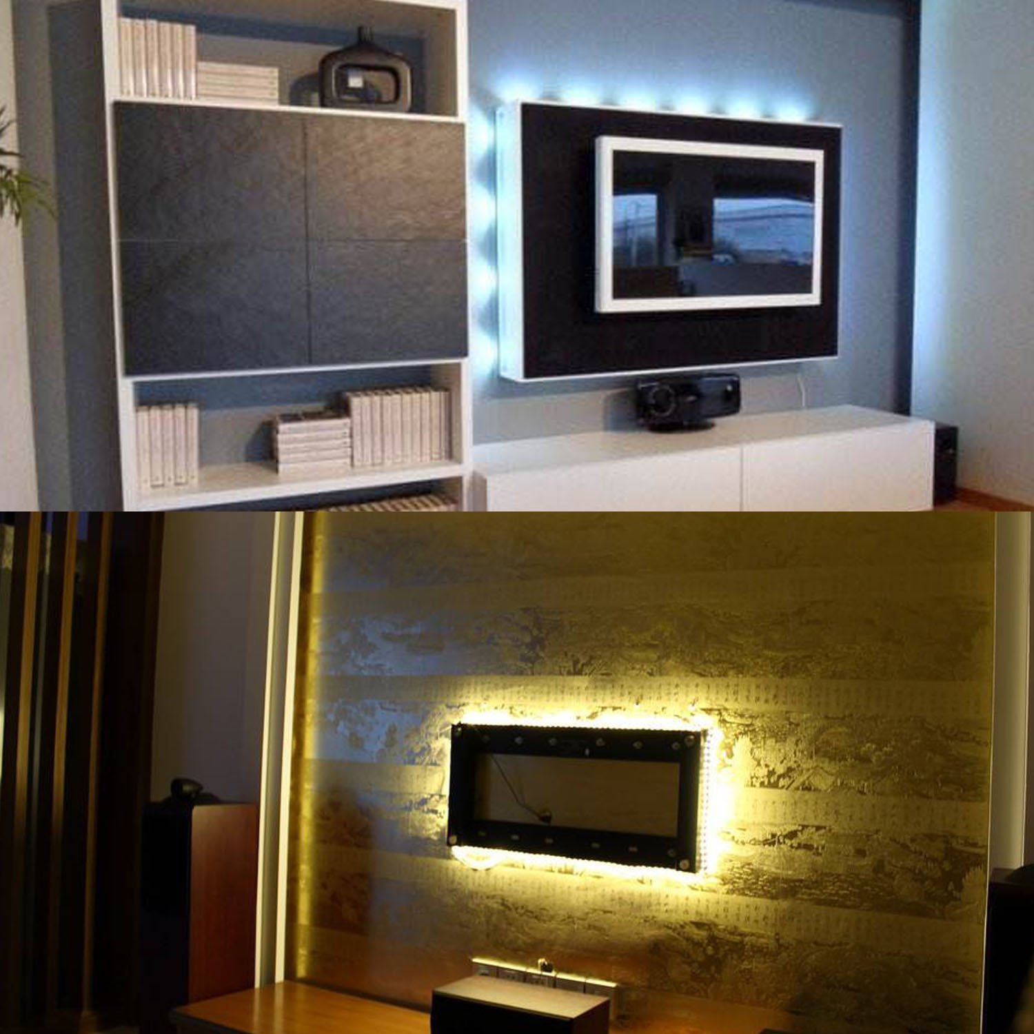 5050 led灯带 5v黑板usb灯带 滴胶防水rgb七彩 电视背景灯条 tv