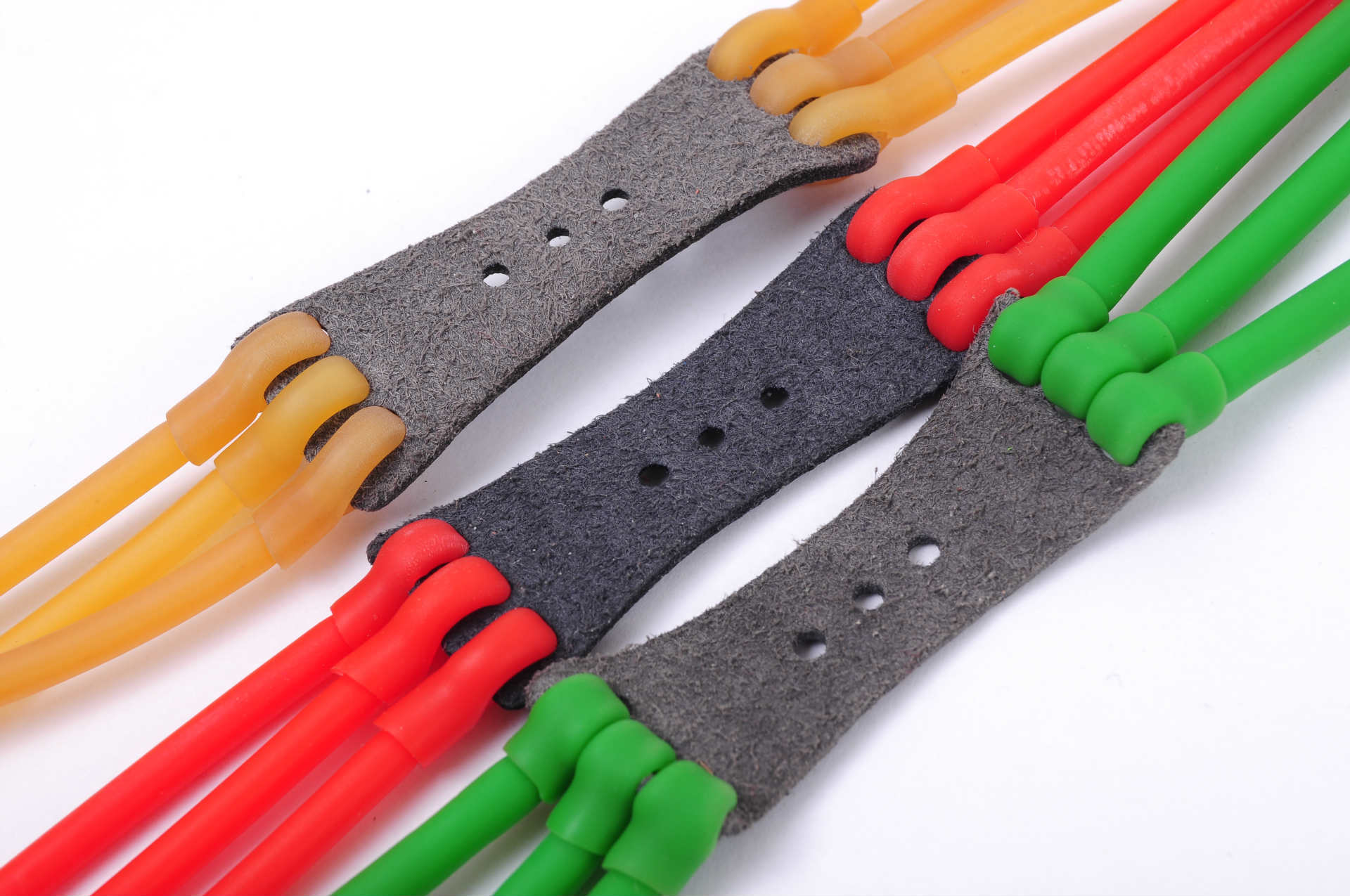 福春乳胶管弹弓皮子传统三卡六股卡球纤维皮筋组1745 2050 批发