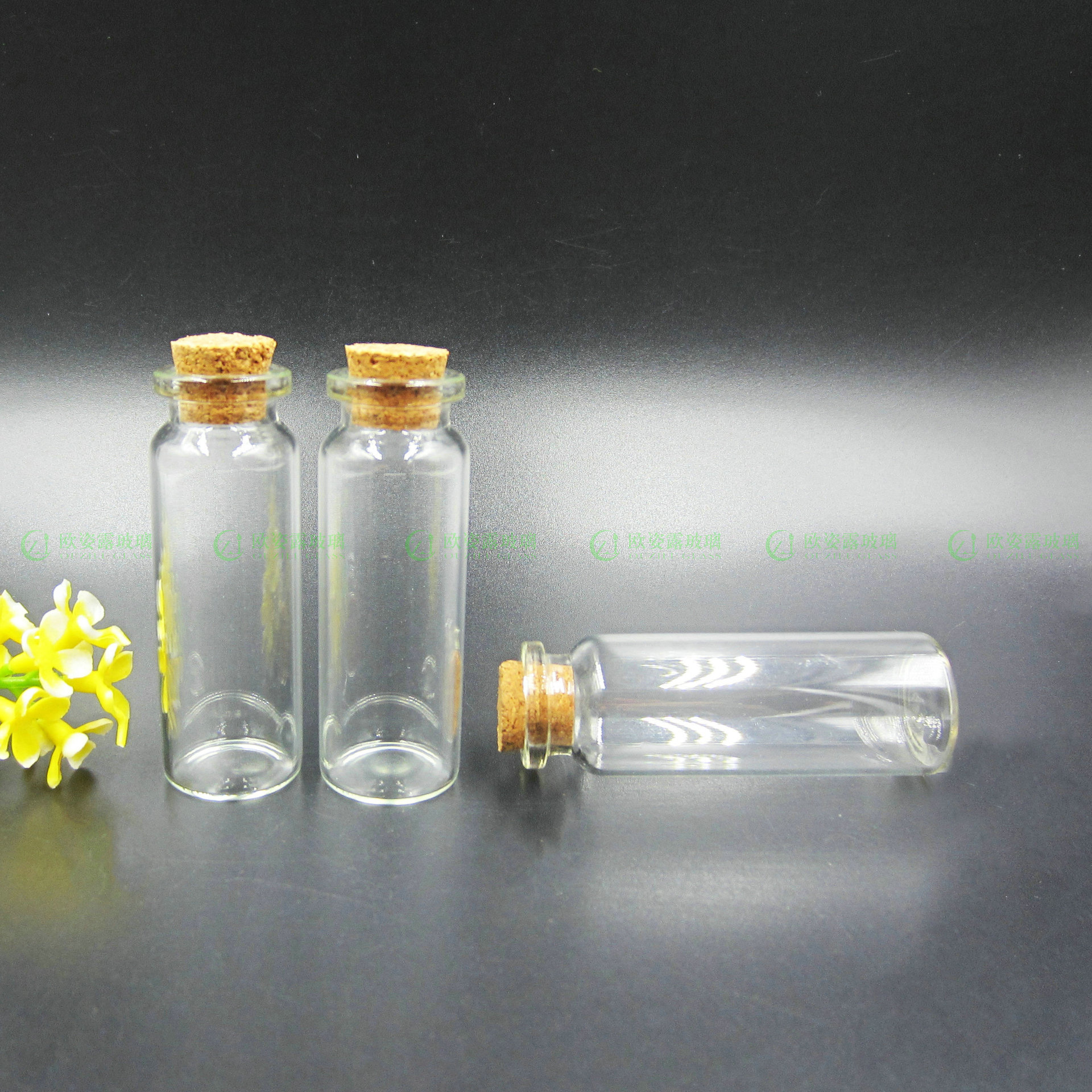 15ml木塞瓶 小玻璃瓶 许愿瓶 漂流瓶 透明瓶 精油瓶 西林瓶 安瓶