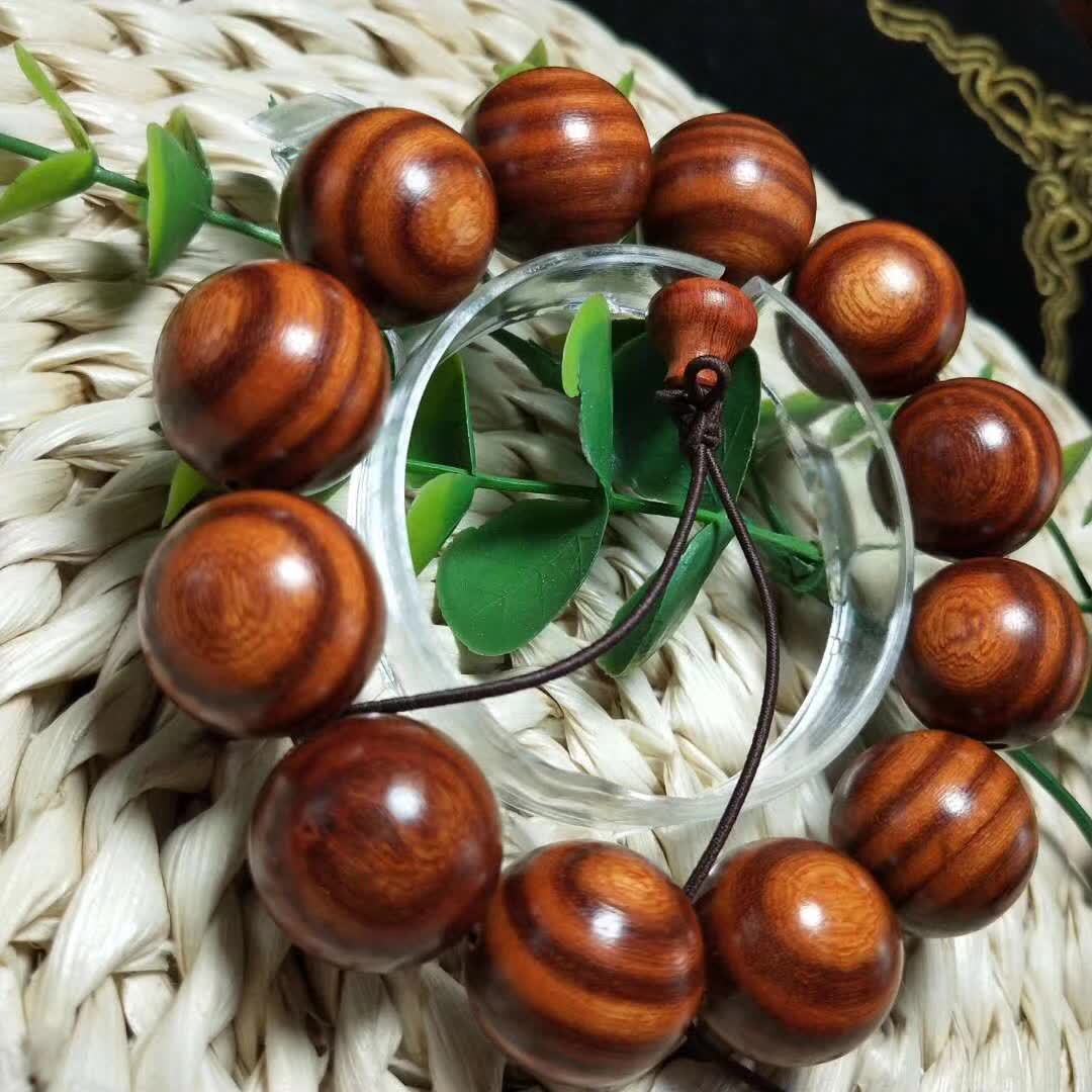 巴西花梨2.0佛珠手串 同料葫芦男女款佛珠手链念珠饰品礼物直销