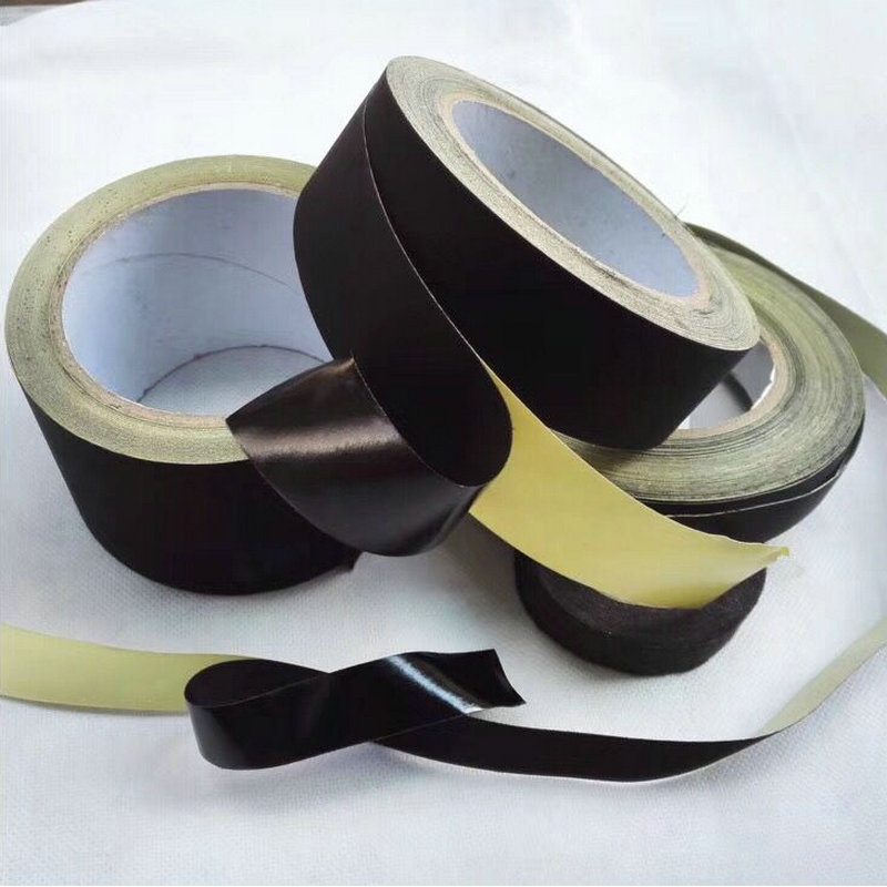 厂家供应黑色醋酸胶布 耐高温绝缘阻燃醋酸胶布 液晶屏排线固定