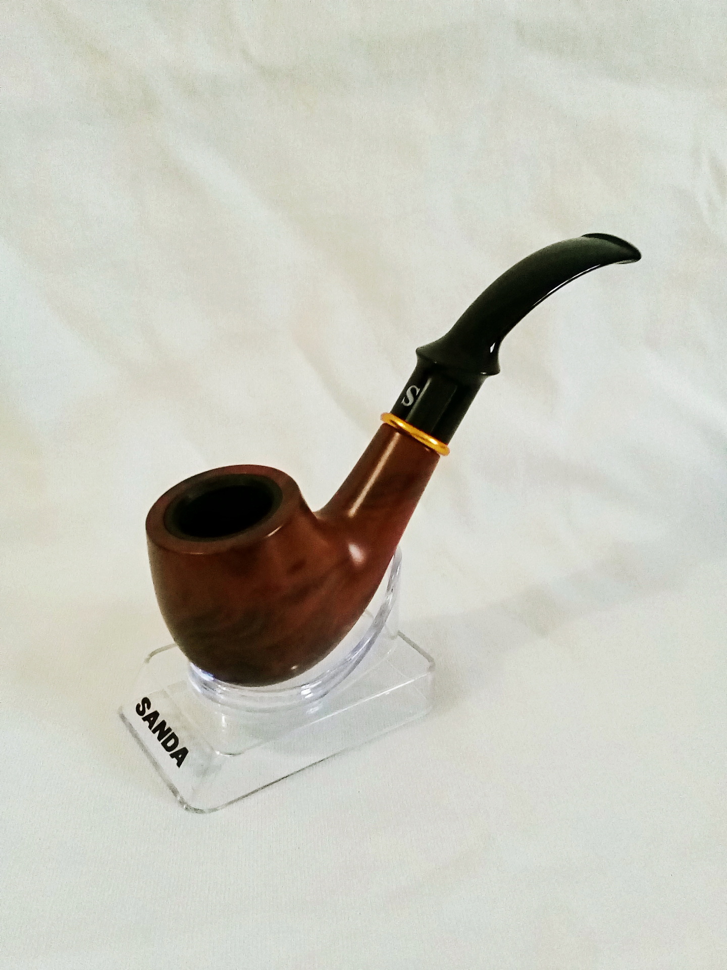 正品sanda三达sd-110精美耐用胶木循环金属过滤烟斗 烟具