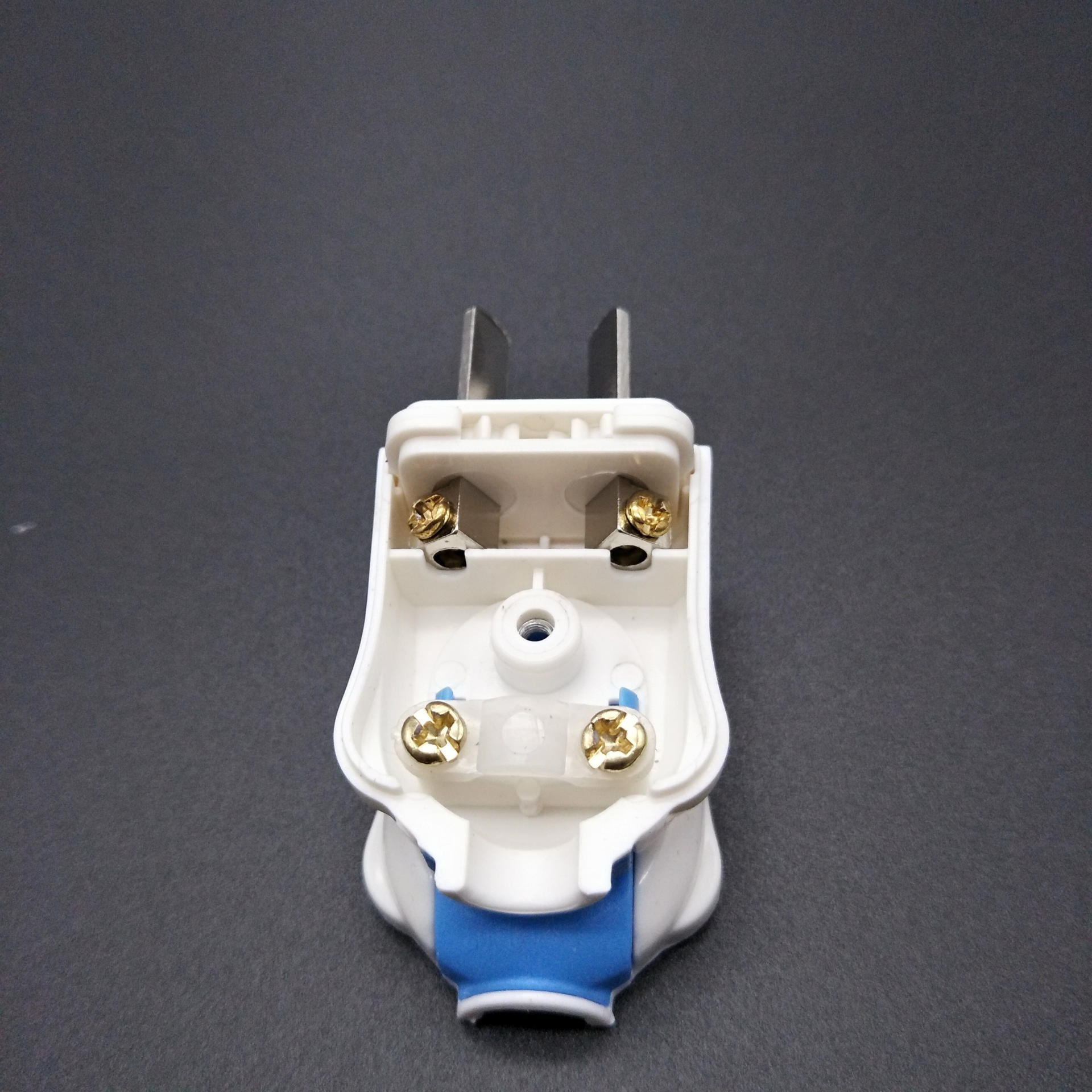 批发大功率阻燃抗摔二极插头 单相两极电源插头 工程防爆两脚插头