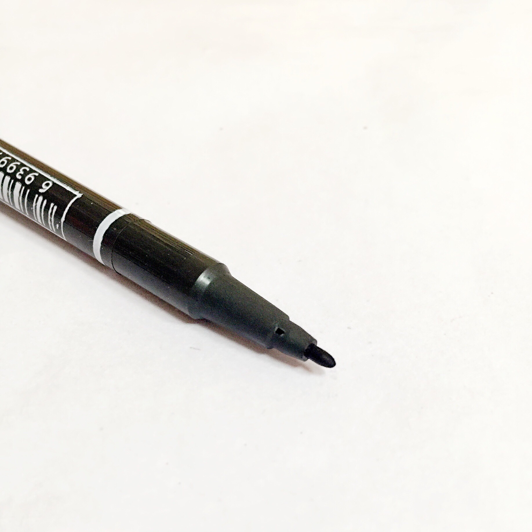 批发小双头水性/油性记号笔黑色马克cd光盘笔描线笔勾线笔极细