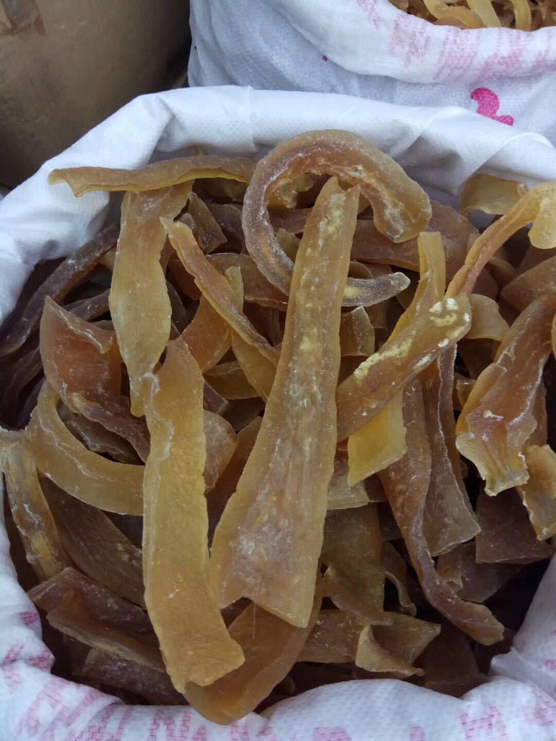 今天公布货源 鱼皮胶 新鲜足干胶质好 500g￥60